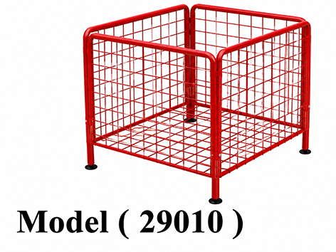 استاندات B (مو 29010) باسكت كافور بالرجلاش احمر (W=80,D=80,H=80CM)