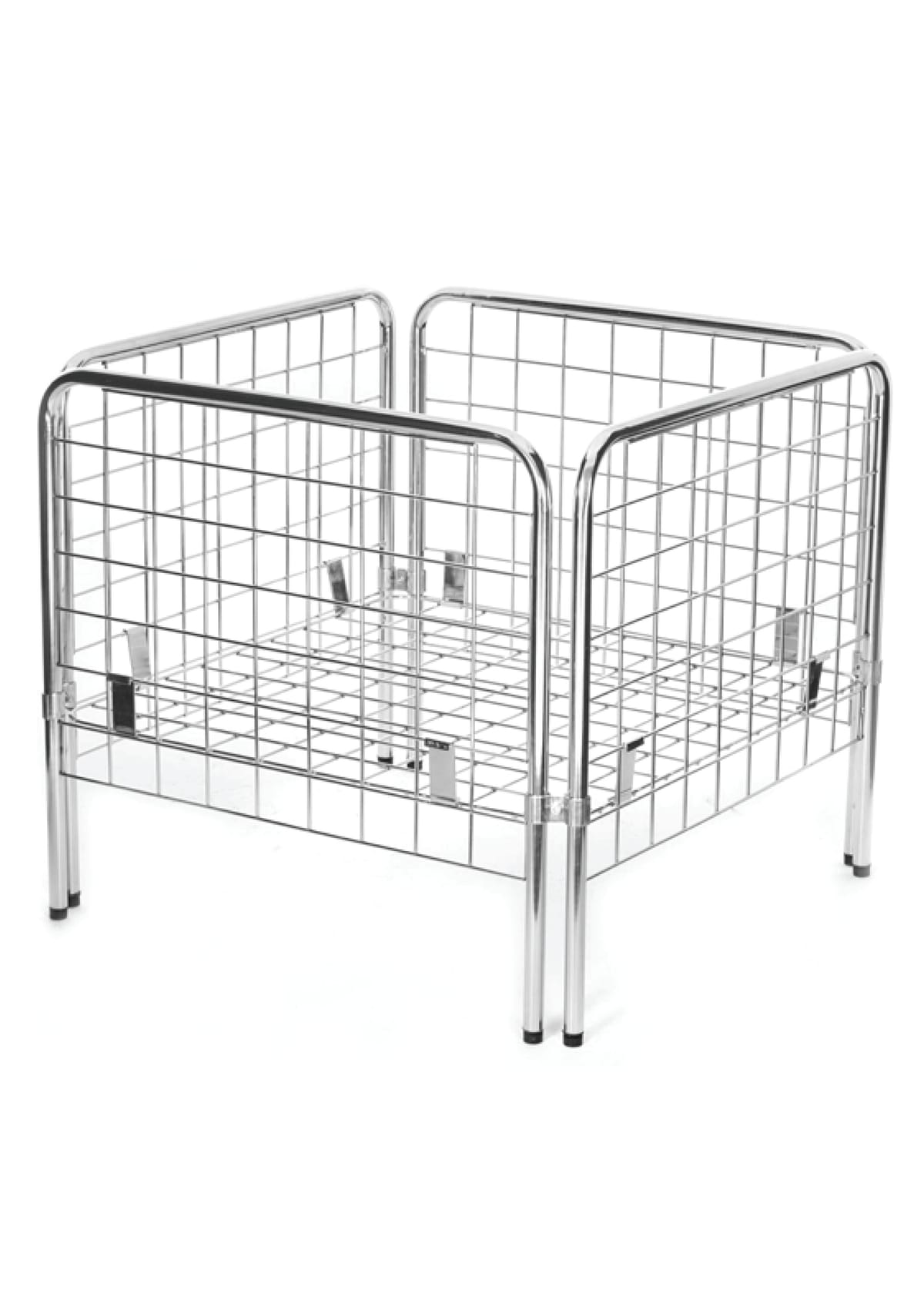 استاندات B (مو 29010) باسكت كافور EZ بالرجلاش مطلى (W=80,D=80,H=80CM)