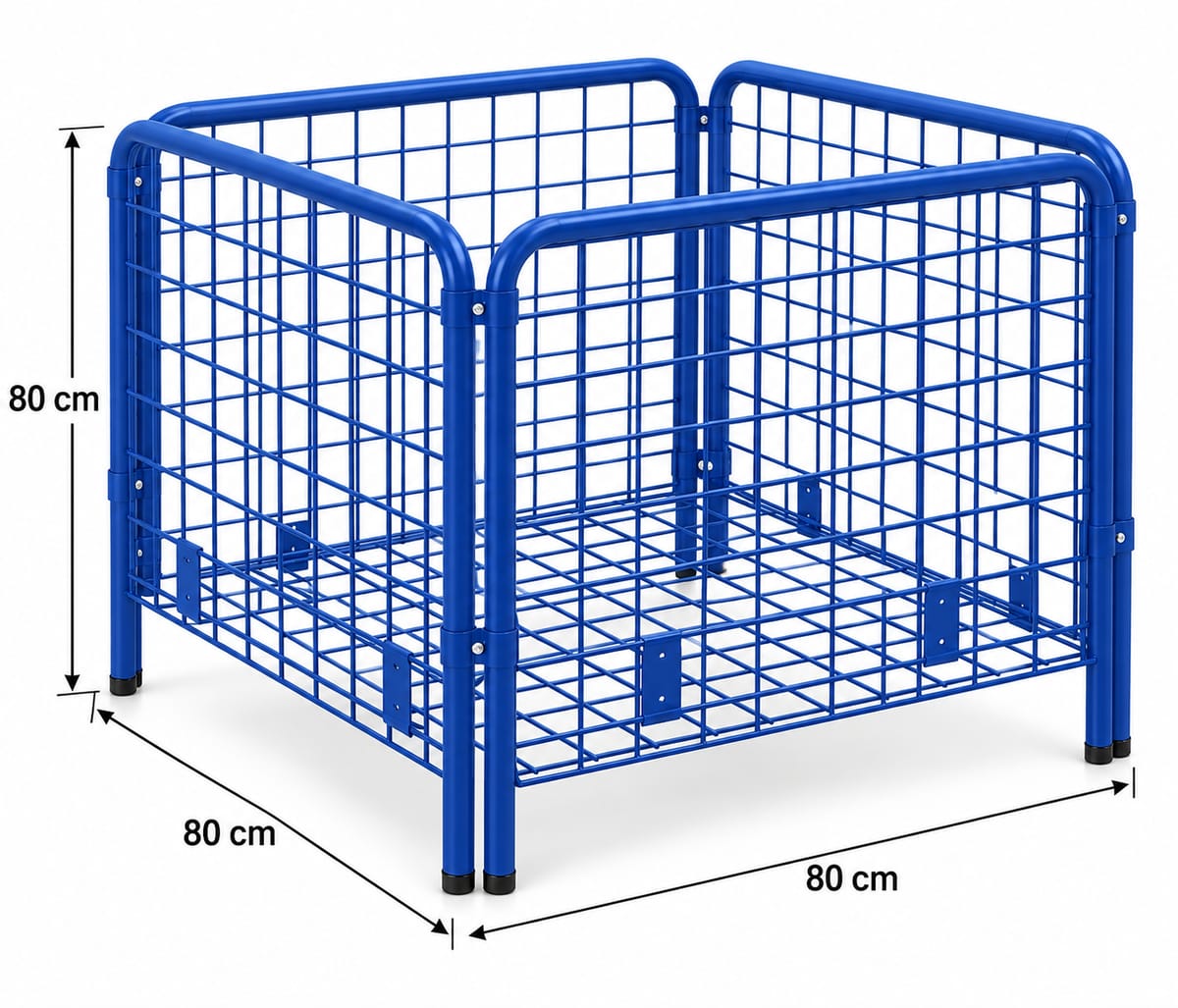 استاندات B (مو 29010) باسكت كافور بالرجلاش ازرق (W=80,D=80,H=80CM)