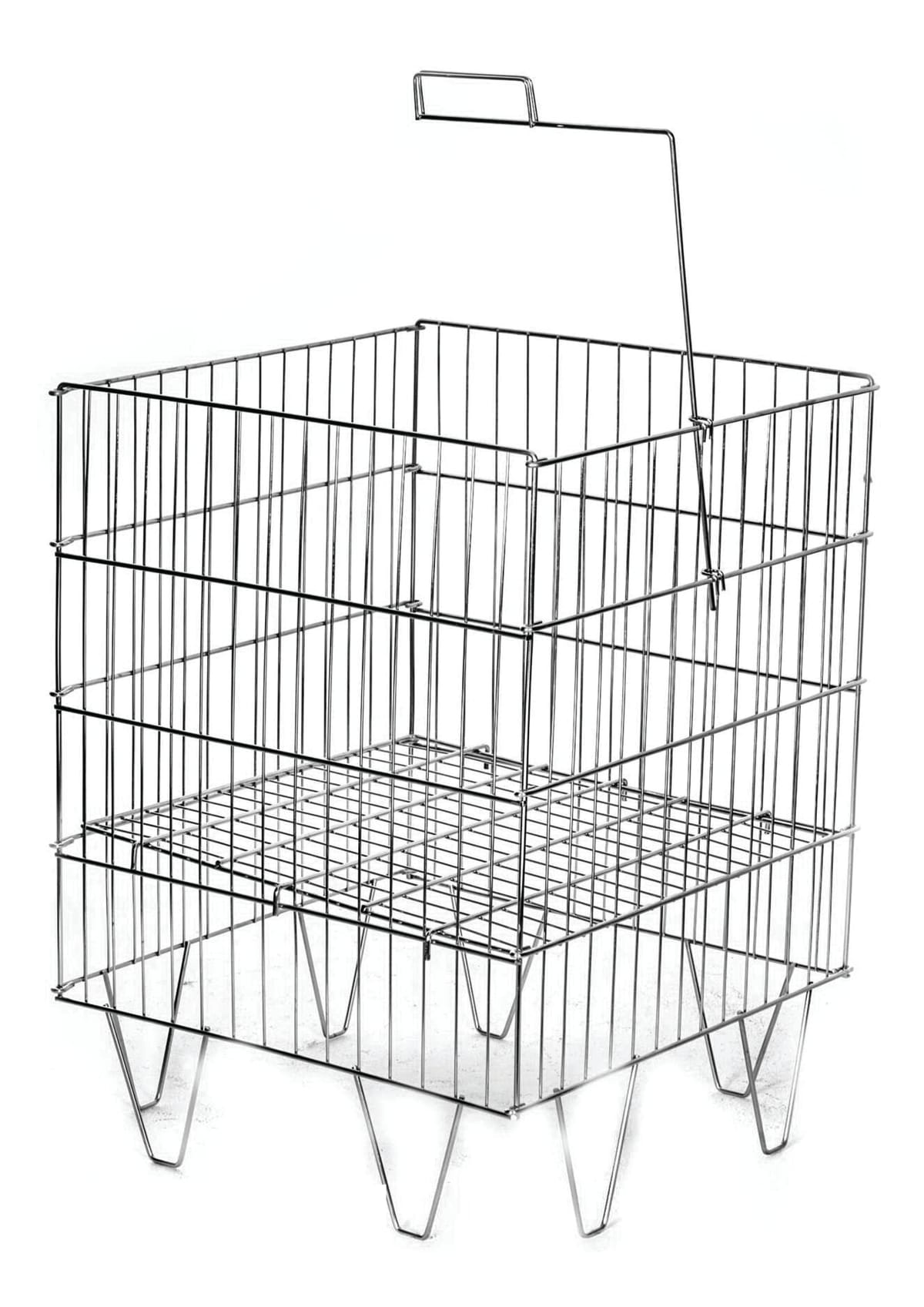 استاندات B (مو 29015) $ سلة بيافطة اسعار EZ مطلى (W=60,D=60,H=80CM)