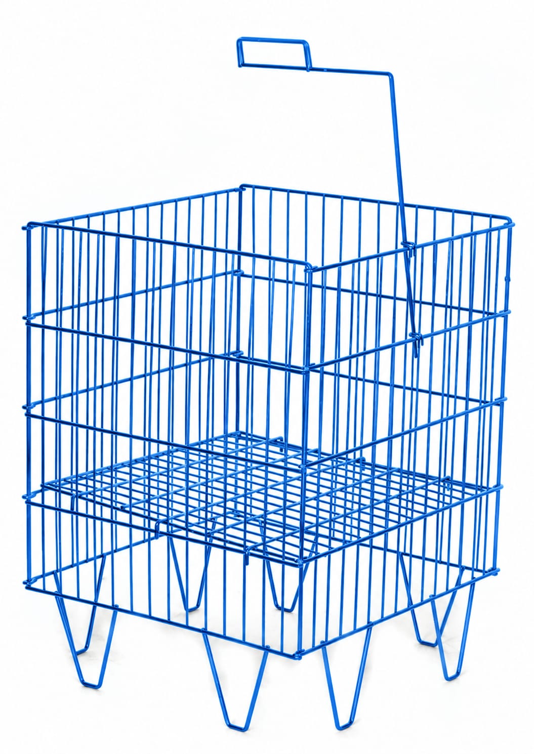 استاندات B (مو 29015) $ سلة بيافطة اسعار EZ ازرق  (W=60,D=60,H=80CM)