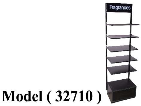وحدات عرض كوزماتيك B (مو 32710 ) وحدة كاملة EZ عرض عطور حائطية مضيئة (FRAGRANCE UNIT) (W=60,D=42,H=220CM)