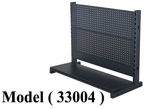 استاندات مكون B (مو 33004) استاند كاشير L EZ ـ90 ظهر بيجبورد معدنى مشقبيات رمادى نجومى ( بدون اكسسوارات ) (W=93,D=41,H=86CM)