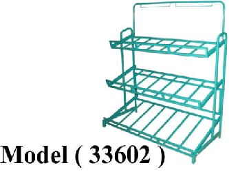 استاندات B (مو 33602) استاند عرض بضائع 3 رف رمادى نجومى (W=137,D=67,H=150CM)