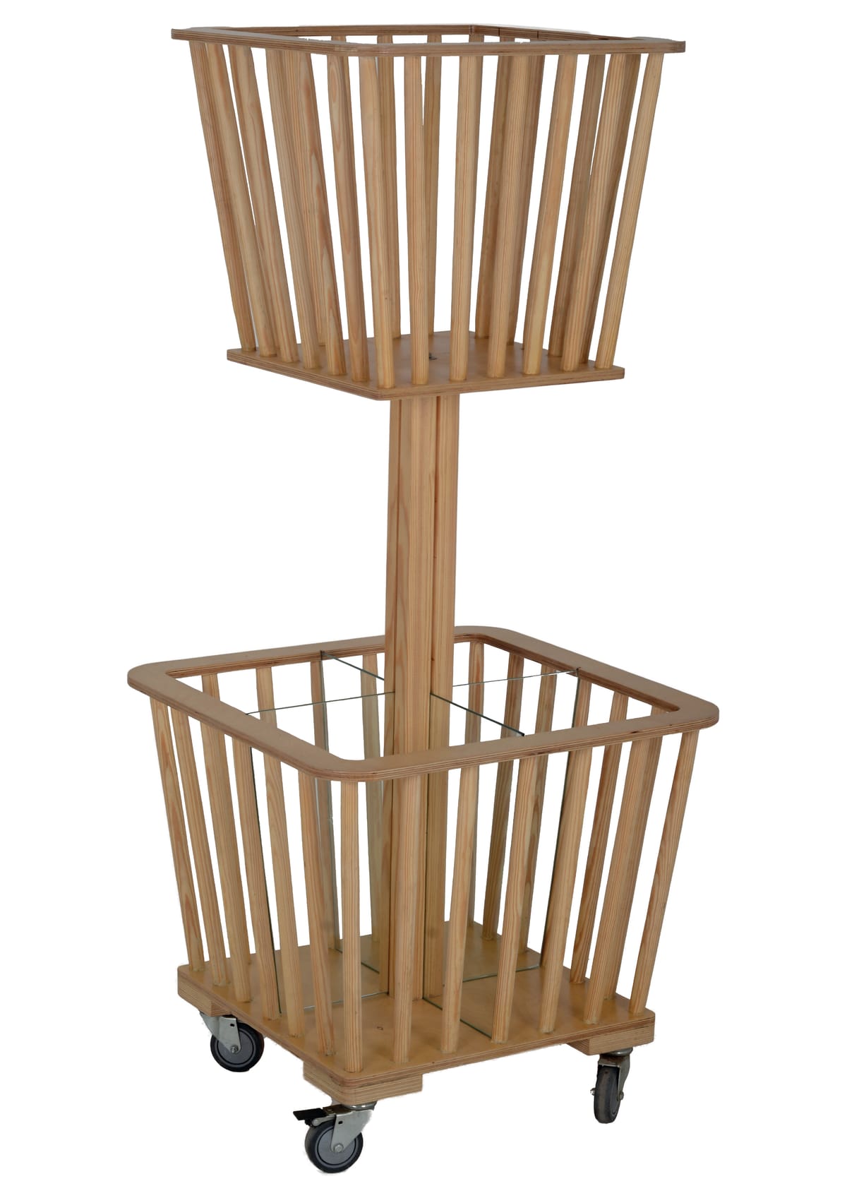 استاندات مكونة B (مو 33918) استاند صوابع باجت 2 دور بيج (W=60,D=60,H=140CM)