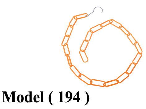 وحدات عرض D (مو 194) سلسلة بلاستيك ثقيلة الوان 127 سم