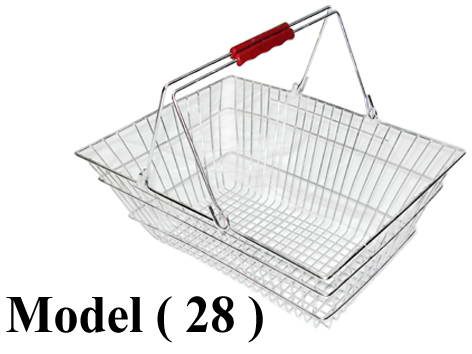بساكت شوبينج B (مو28 ) $ باسكت شوبينج مطلى 24 لتر(W=55,D=36,H=21CM)