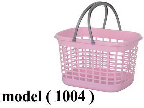 بساكت شوبينج LX C (مو 1004) <>باسكت شوبينج 2 يد بلاستيك بمبى لوكس (W=49,D=33,H=28CM)