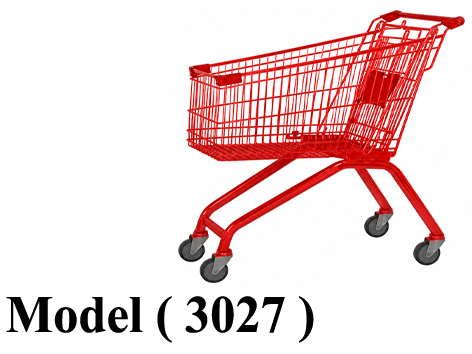 تروليات B (مو 3027) $ ترولى شوبينج EZ عجل اوربى 4 " احمر 130لتر (W=90,D=56,H=104CM)