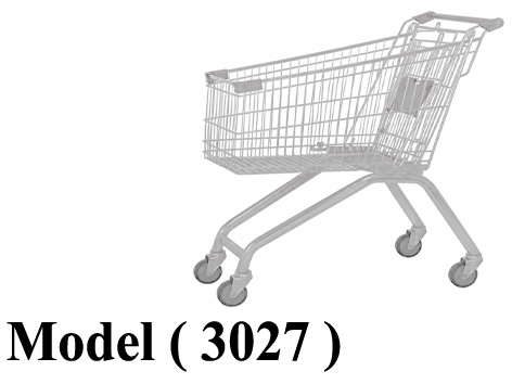 تروليات B (مو 3027) $ ترولى شوبينج EZ عجل اوربى 4 " ابيض 130لتر (W=90,D=56,H=104CM)
