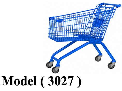 تروليات B (مو 3027) $ ترولى شوبينج EZ عجل اوربى 4 " ازرق 130لتر (W=90,D=56,H=104CM)