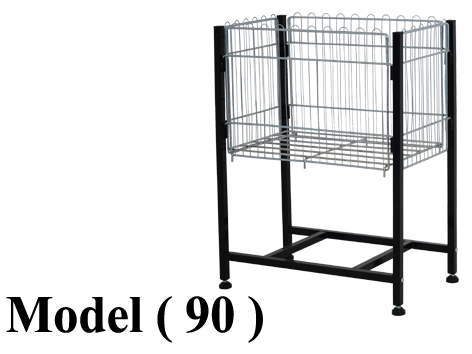 تروليات B (مو 90) ترولى هايبر ثابت اسود شامل رجلاش (W=50,D=80,H=100CM)(AB-005)