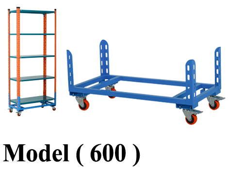 اكسسوارات مخازن B (مو600) حامل وحدة مخازن 42*90سم ازرق(W=93,D=43,H=41CM)