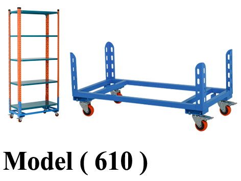 اكسسوارات مخازن B (مو 610) حامل وحدة مخازن 58*90 سم ازرق (W=93,D=59,H=41CM)