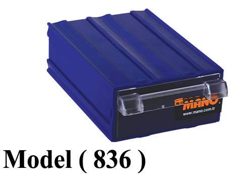 وحدات تخزين B (مو 836) وحدة ادراج 1 درج ازرق رقم 45 ماركة مانو صناعة تركى (MK-45) ـ (W=17.5,D=23,H=11CM)