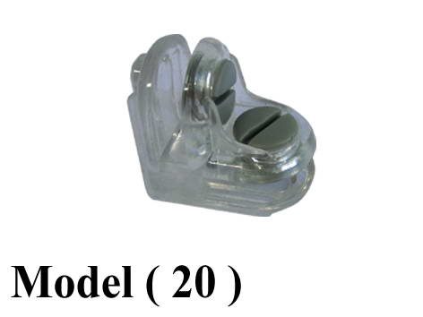 كونكتور C (مو 20) $ كونكتور 2 طريق 90 شفاف