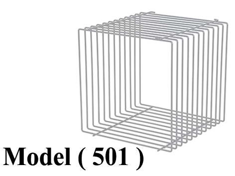 كونكتور C (مو 501) بوكس معدني سلك نيكل كروم (صناعة ايطالي) (W=60,D=40,H=40CM)