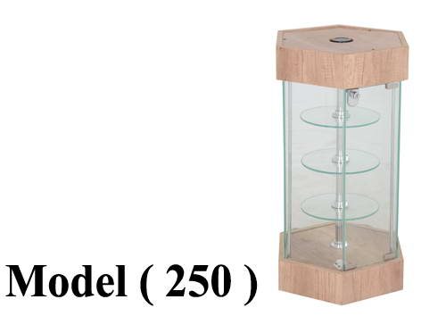 فتارين مكون D (مو 250) فاترينة سداسية صغيرة WA ارو نبراسكا ملمس خشن (W=40,D=45,H=82.5CM)