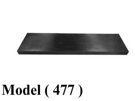 ريونات D (مو 477) رف MDF ملامين اسود (W=75.5,D=35,TH=4CM)