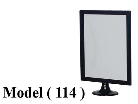 يفط أسعار D ( مو 114 ) $ يافطة أسعار رأسى A4 بالقاعدة وغلاف بلاستيك اسود (W=23,H=35CM)