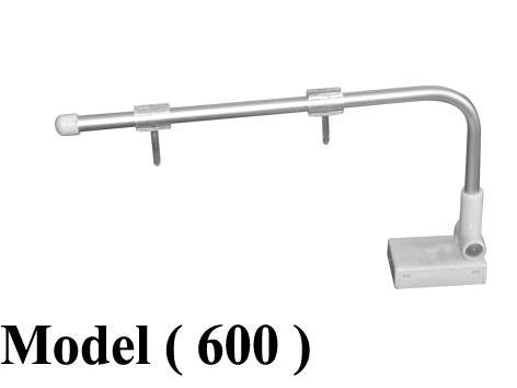 فريم بوستر B (مو 600) حامل يافطه 2 هوك مغناطيس محورى ابيض (W=31,H=15CM)