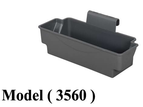 تروليات نظافة (NO) E (مو 3560) حامل ادوات رمادى (W=43.5,D=18,H=17CM)