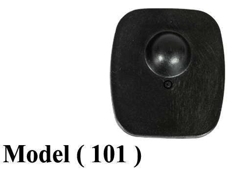 اجهزة انذار و سيكيورتى (NO) F (مو 101) تاج مربع كبير بالدبوس ابيض Large Square RF Hard Tags