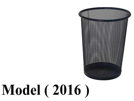 باسكت قمامة D (مو 2016) $باسكت ورق وسط اسود (H=33,DIA=26.5CM)