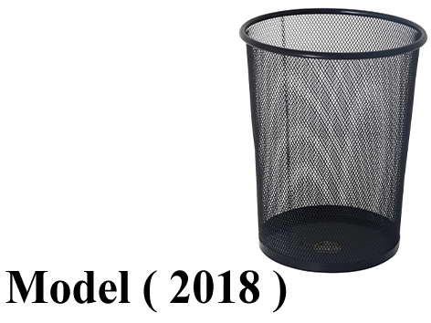 باسكت قمامة D (مو 2018)$ باسكت ورق كبير اسود (H=36.5,DIA=32CM)