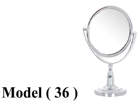 مرايات C ( مو  36 ) مرايا استاند صغير  مدور ارتفاع 13.50 سم (H=13.5CM)