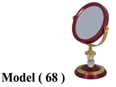 مرايات C مو (68) مرايا دائريه احمر ارتفاع 29 سم (DIM H=29 CM)