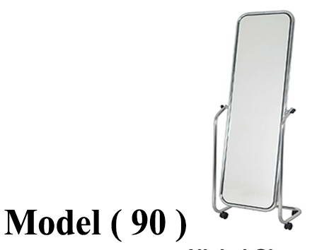 مرايات مكون  C ( مو 90 ) استاند مرايا EZ مروحة متحرك بالعجل (W=55,H=150CM)