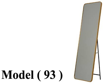 مرايات C (مو 93) استاند مرايا بفريم ذهبى (A-01)(W=36.5,D=30,H=146.5CM)