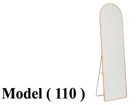 مرايات C مو (110) استاند مرايا بفريم ذهبي (كود 19-6846) (DIM.W=47,D=30,H=157CM)