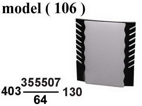 عوارض دهب  NO F ( مو 507) (( كارت سلاسل احمر * ابيض(W=20,H=17.5CM)