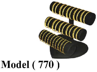 عوارض الدهب NO E ( مو 770) //عارض غوايش 3 بار اسود(W=21,H=21CM)