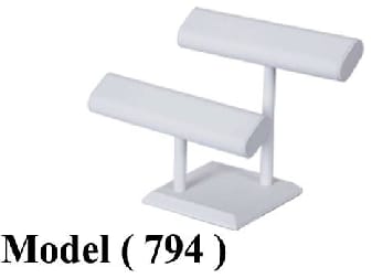 عوارض الدهب  NO E ( مو 794 ) //عارض غوايش 2 بار بيضاوى جلد أبيض(W=21,H=15CM)