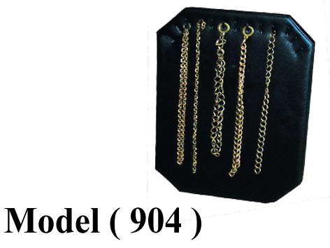 عوارض دهب قطيفه NO E ( مو 904 ) //كارت عارض سلاسل سميك اسود (H=25CM)