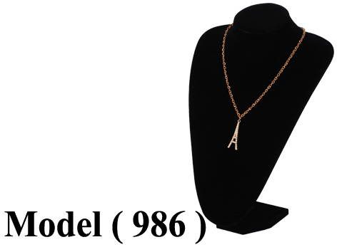عوارض ذهب قطيفة C (مو 986) عارض كولية كبير اسود (W=23,D=18,H=36CM)