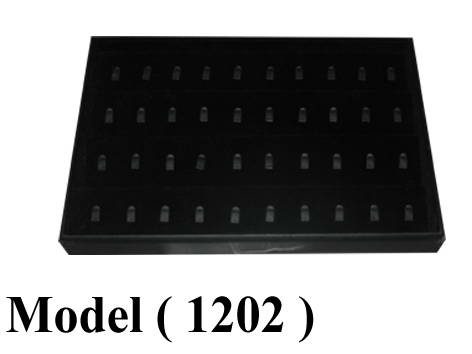 عوارض دهب قطيفه NO E ( مو 1202 ) //علبة عرض خواتم اسود (W=35,D=24CM)