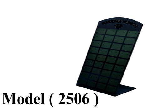 عوارض ذهب FـNO (مو 2506) (( عارض حلقان اكريليك صغير اسود 20 * 26 سم ( W=20,H=26 CM)