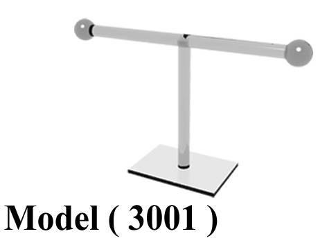 عوارض ذهب اكريليك حر NO E (مو 3001) // استاند غوايش اكريليك شفاف (W=25,H=15CM)