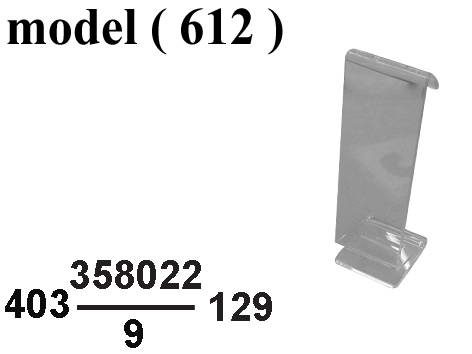 عوارض ذهب اكريليك FـNO (مو 3022) (( عارض ساعة حر شفاف (W=4,H=13CM)
