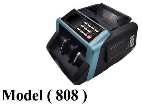 باركود (NO) F (مو 808) ماكينة عد نقدية + كشف تزوير 3 عملات H800