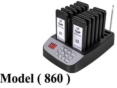 باركود(NO) F (مو 860) جهاز تبيه لعملاء تيك اواي GDA 1-16