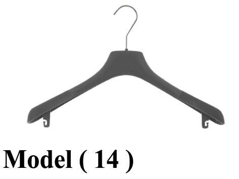 شماعات D (مو 14) شماعة جاكت بدون البار قطيفة رمادى (E -912)