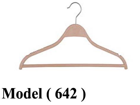 شماعات (NO) E (مو 642) <> شماعة بدلة بالبار بلاستيك ارو 36 سم