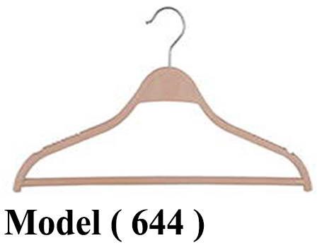 شماعات (NO) E (مو 644) <> شماعة بدلة بالبار بلاستيك ارو 41 سم