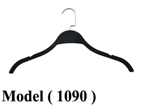 شماعات D (مو 1090) شماعة بلوزة بدون بار S اسود قطيفة W=40CM