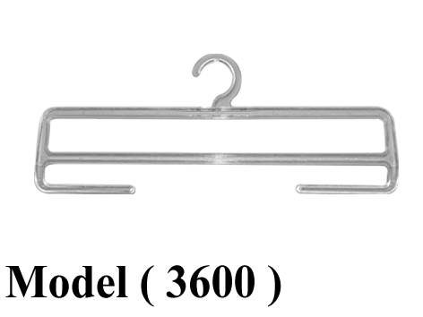 شماعات NO D (مو 3600) # شماعة بنطلون 2 لسان شفاف